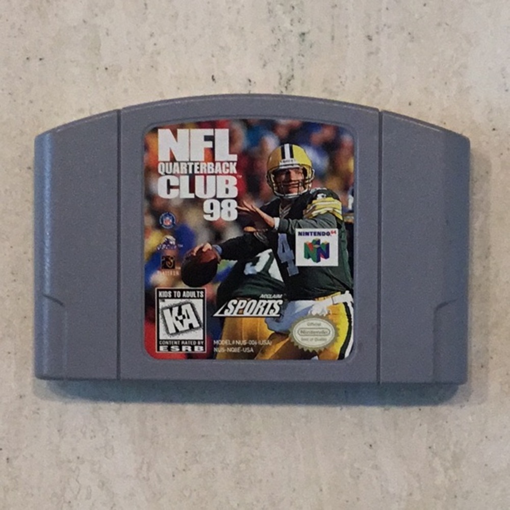 NFL Quarterback Club 98 Nintendo 64 Game N64 Football